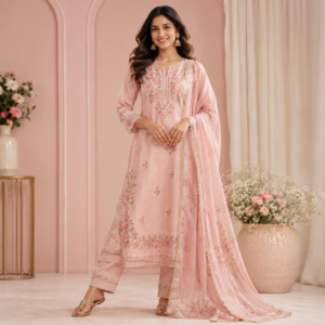 cotton floral kurta set